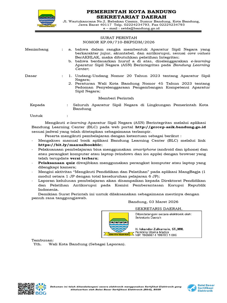 SP ASN Berintegritas | PDF