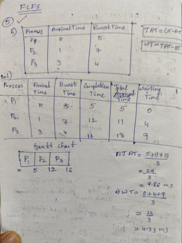 OS Unit 2 Sums | PDF