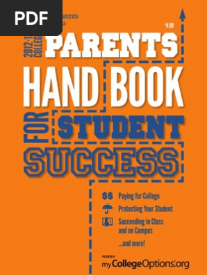2012-13 College Parents Handbook for Student Success
