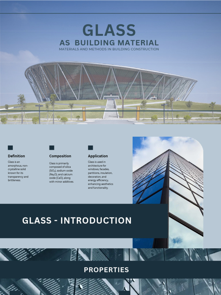 Glass As Building Material | PDF | Glasses | Materials Science