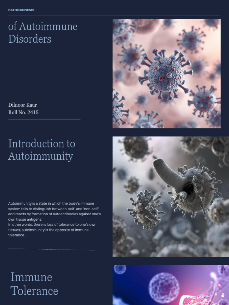 Presentation - Of Autoimmune Disorders | PDF | Autoimmunity | Immune ...