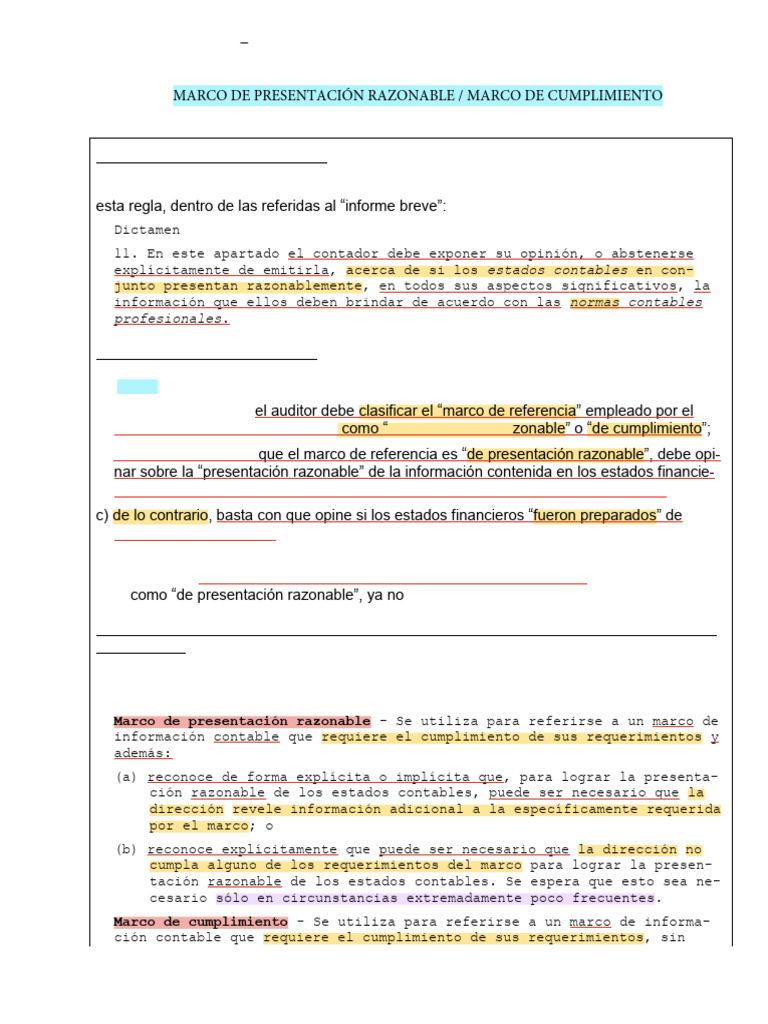 Marco de razonabilidad y cumplimiento - Fowler | PDF | normas ...