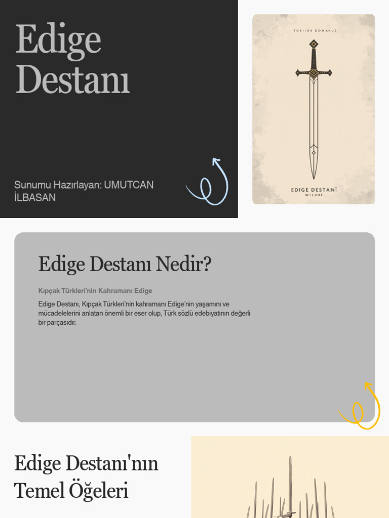 Sunum - Edige Destanı | PDF