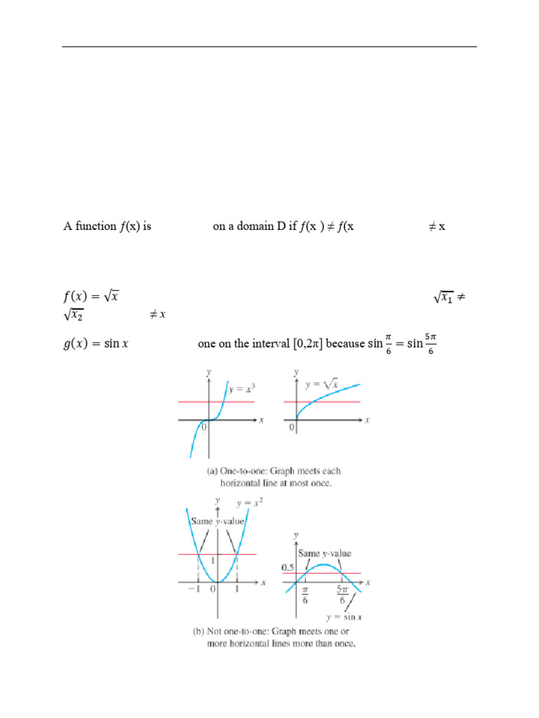Lecture 1 | PDF | Function (Mathematics) | Algebra