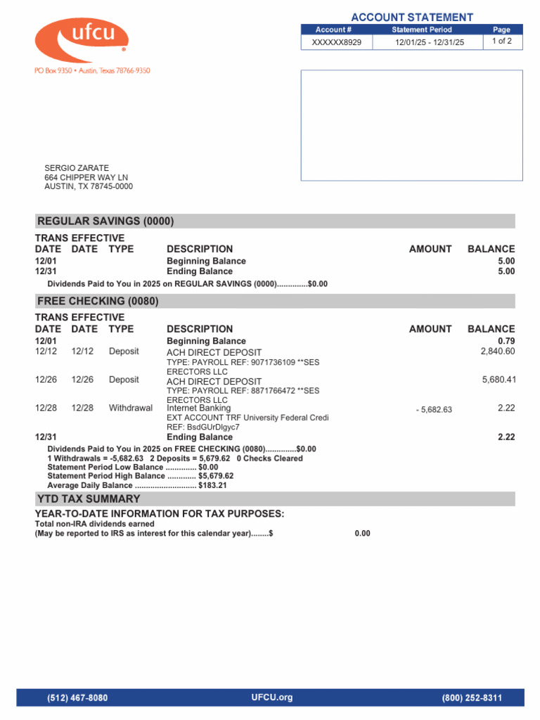 Statement | PDF | Personal Finance | Investing