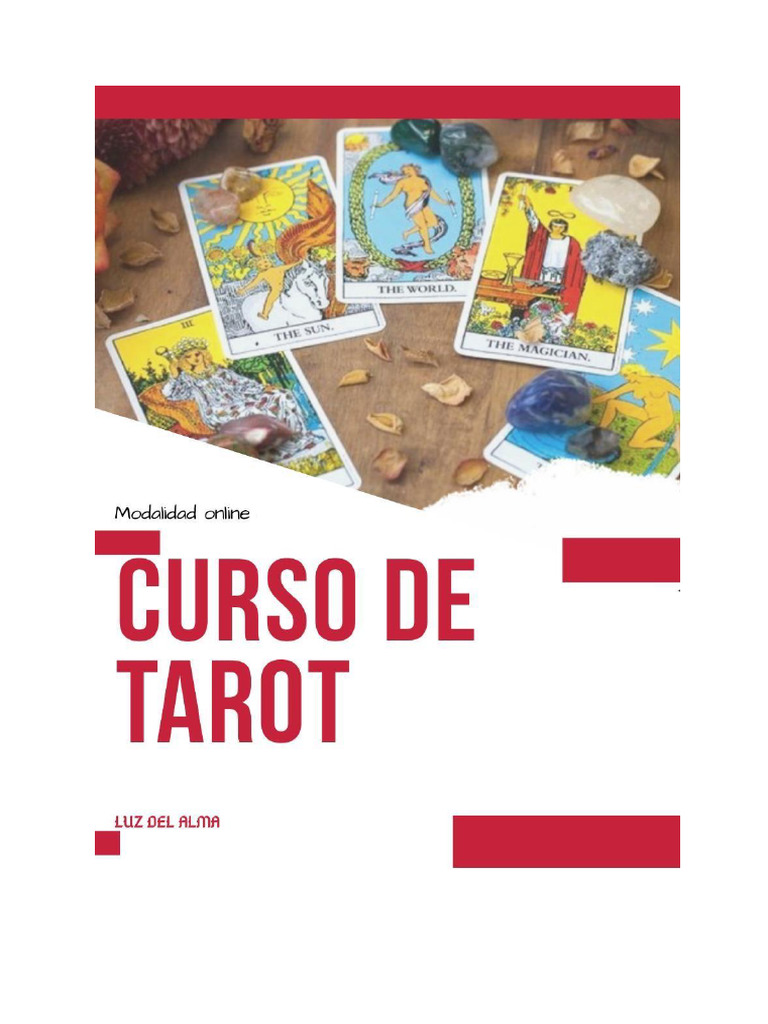 Curso de Tarot - Arcanos Mayores y Tiradas - Luz Del Alma | PDF | Amor ...