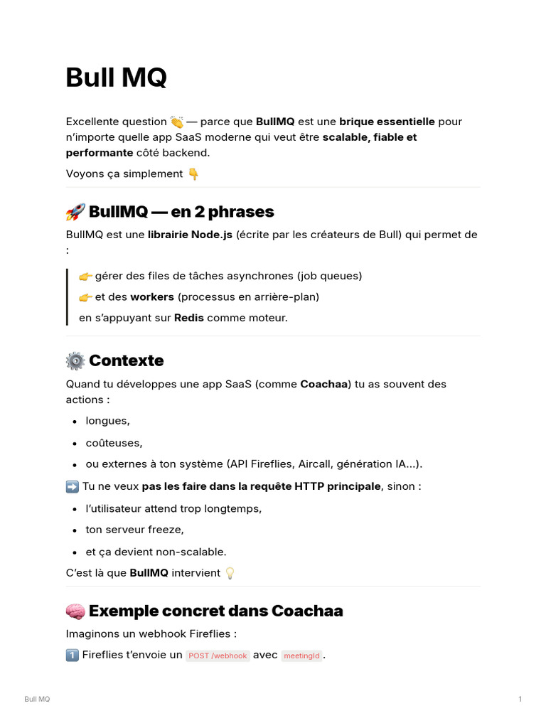 Bull MQ Plus Code Example | PDF | Ingénierie informatique ...