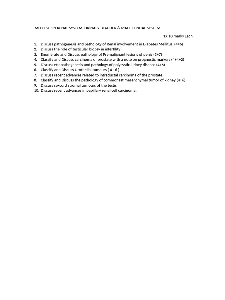 MD Test | PDF