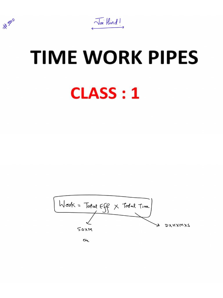time & work 1 qA | PDF