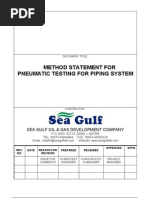 0051-1104 Method Statement Pneumatic Testing