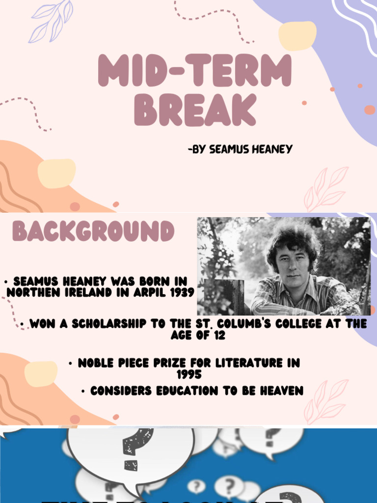 Mid Term Break Powerpoint PDF | PDF