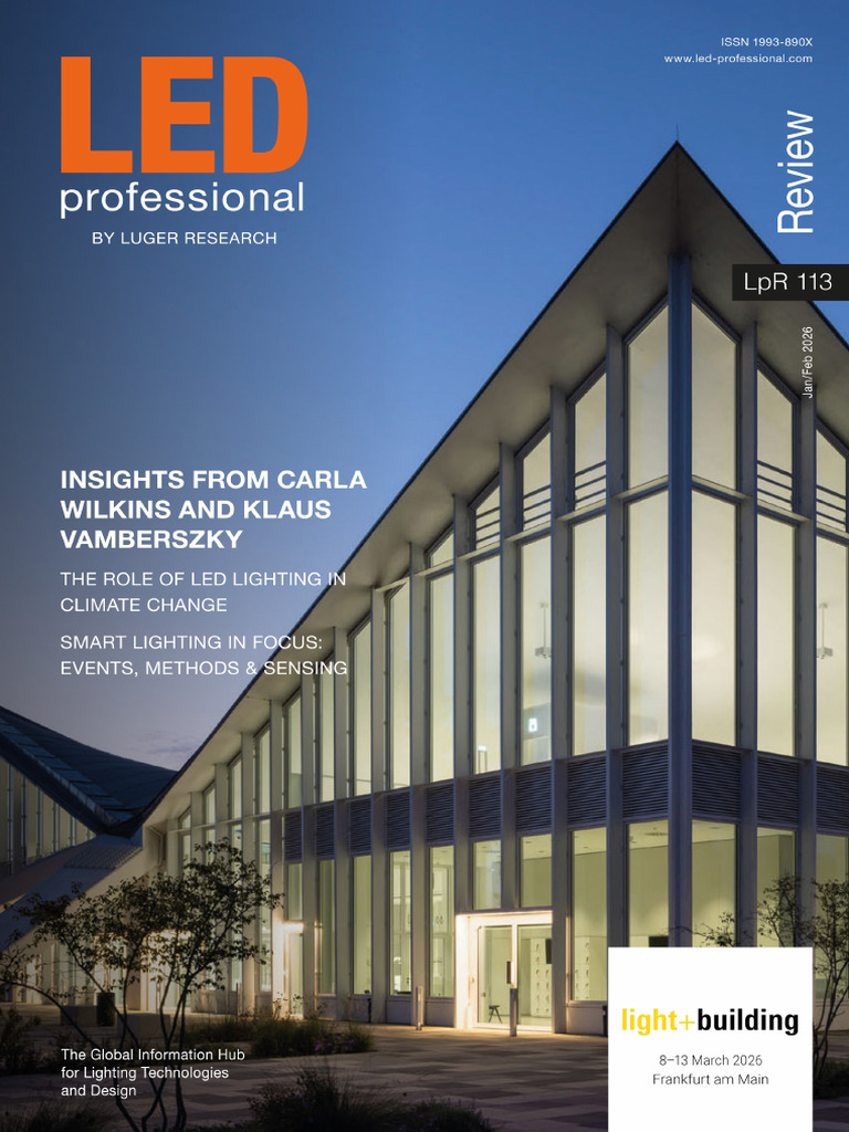 LED Professional Review Nr. 113, Ianuarie-Februarie 2026 | PDF | Solar ...
