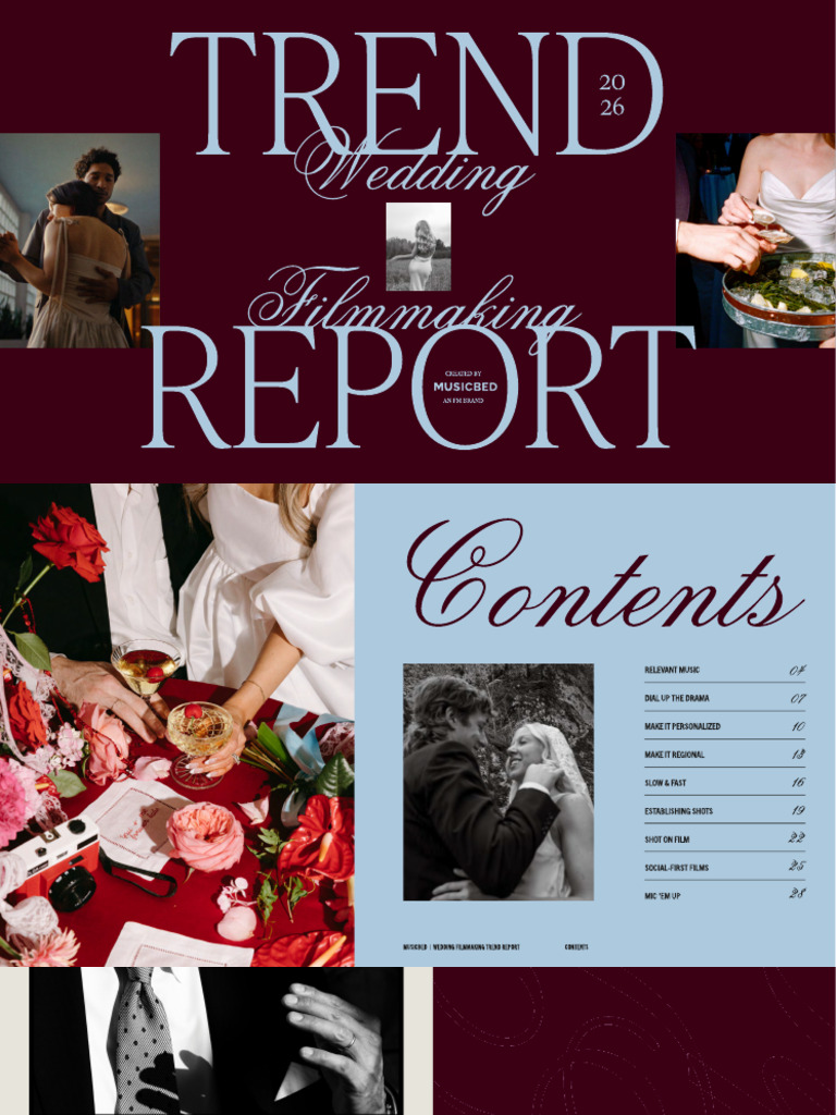 MB Trend Report Wedding Filmmaking 2026 | PDF