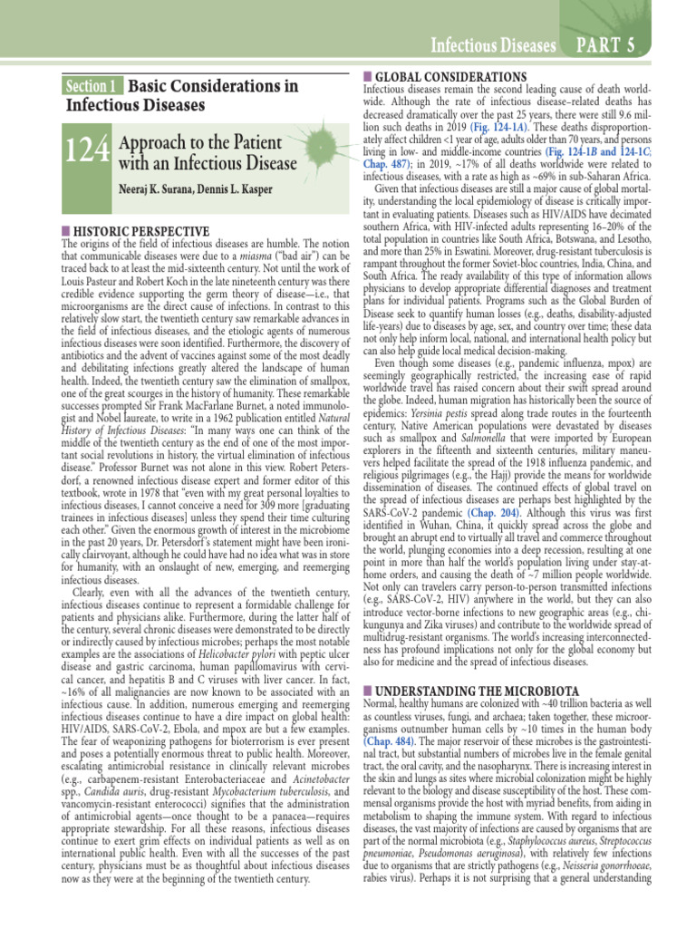 Part 5 Infectious Diseases - 1 | PDF | Infection | Meningitis