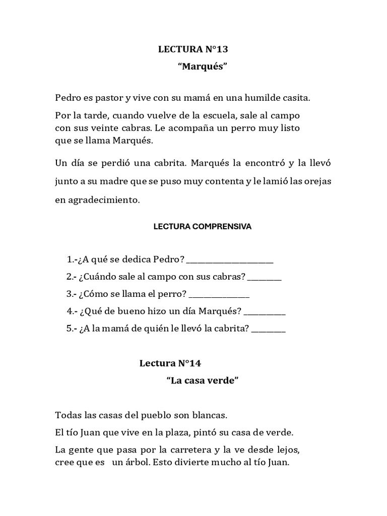 LECTURA 13 y 14 | PDF