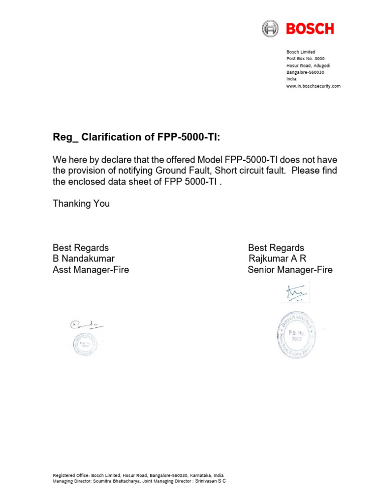 Declaration Letter | PDF