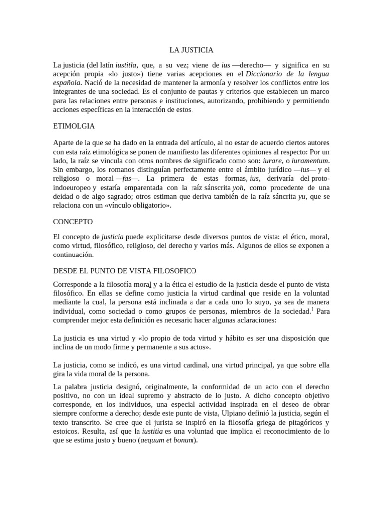 La Justicia | PDF | Justicia | Crimen y violencia