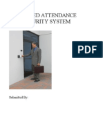RFID Based Attandance Cum Security System
