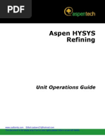 Aspen HYSYS Refining V7_0-Ops