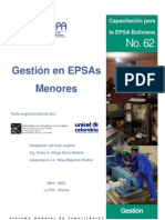 Gestión en EPSAS Menores