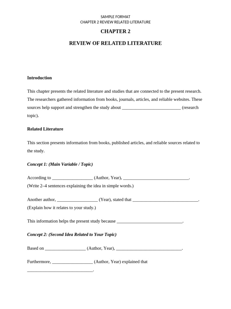 Chapter 2 RRL Sample Format | PDF | Major Depressive Disorder | Feeling