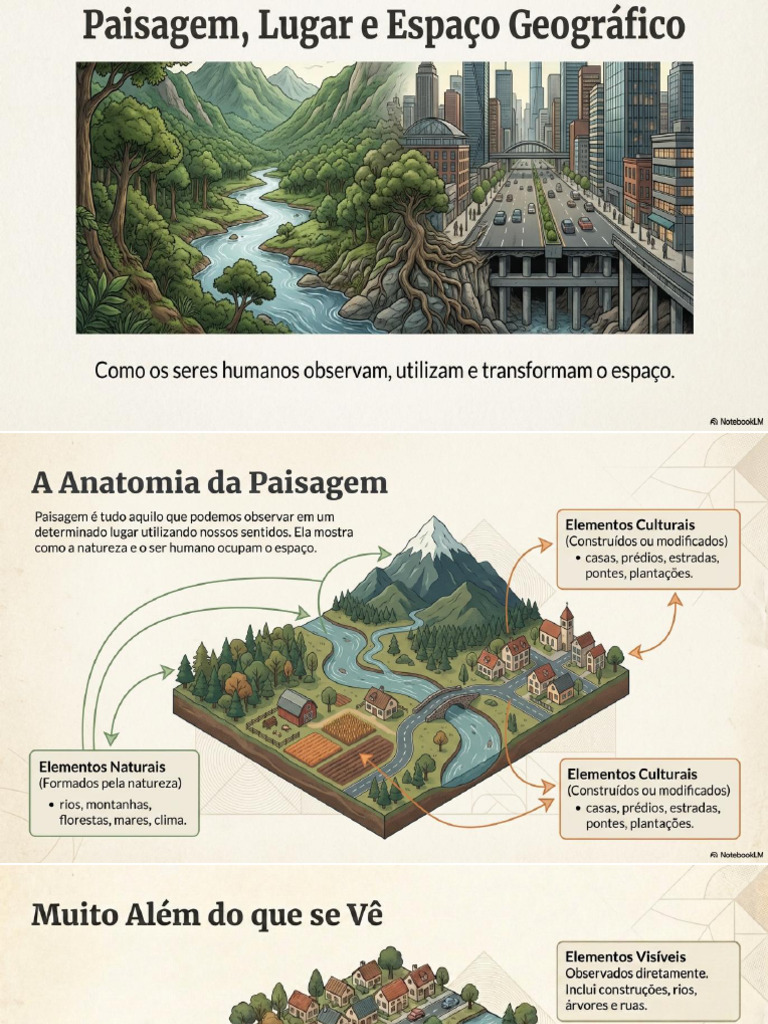 Paisagem - Lugar e Espaço Geográfico | PDF