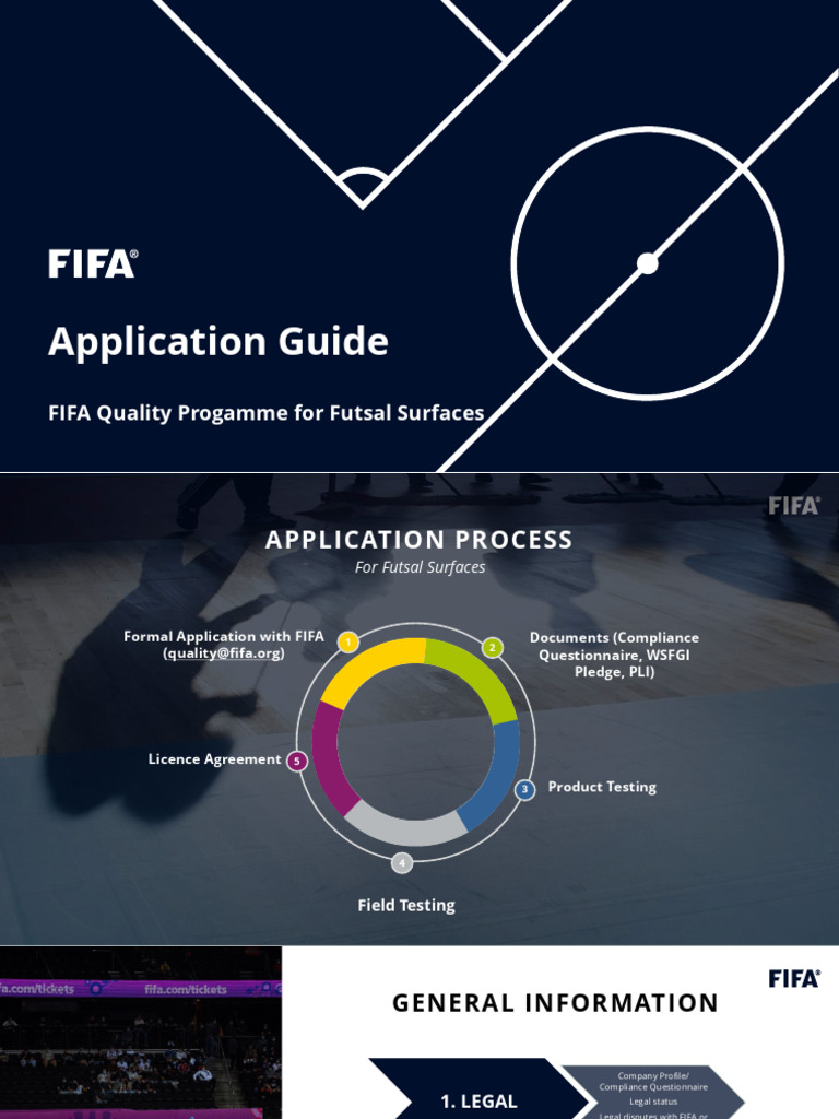 FIFA - ApplicationGuide Futsal Surfaces New - 2024 | PDF