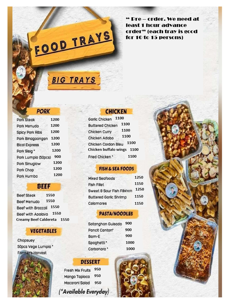 Food Tray | PDF