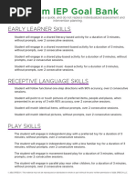 ABLLS R Protocol | PDF