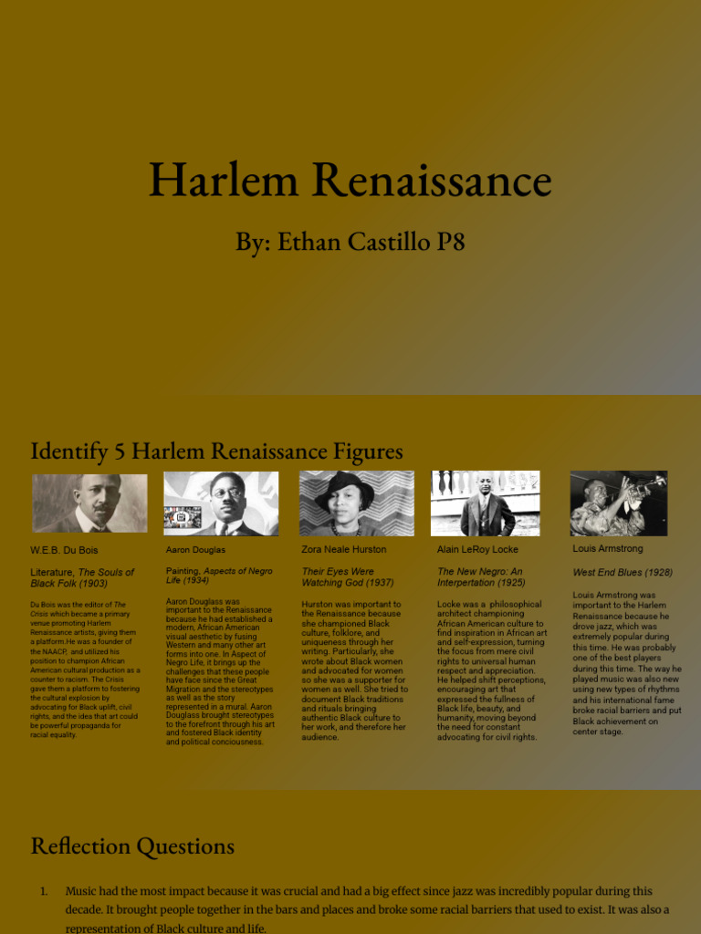Harlem Renaissance | PDF | Harlem Renaissance