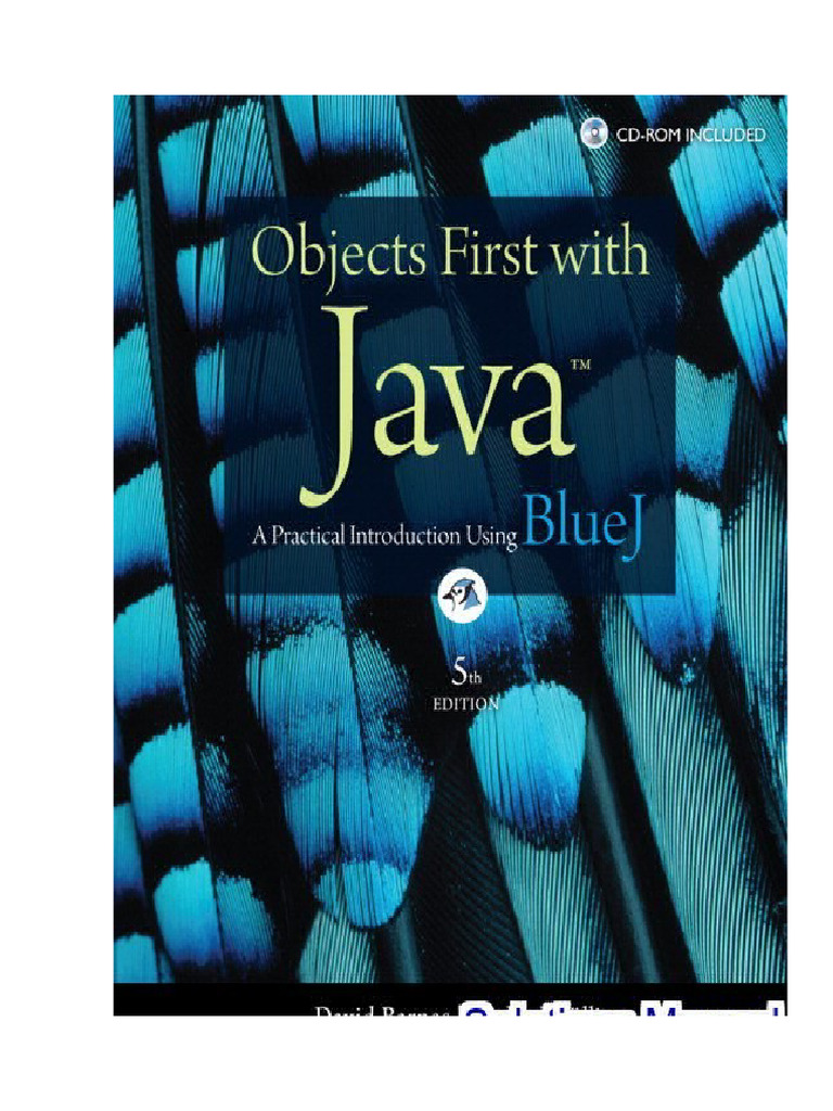 Objects First With Java A Practical Introduction Using Bluej 5th ...