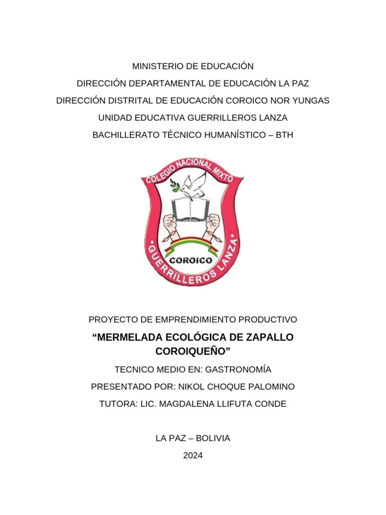 Proyecto Finalizado para Imprimir | PDF | Sustentabilidad | Agricultura
