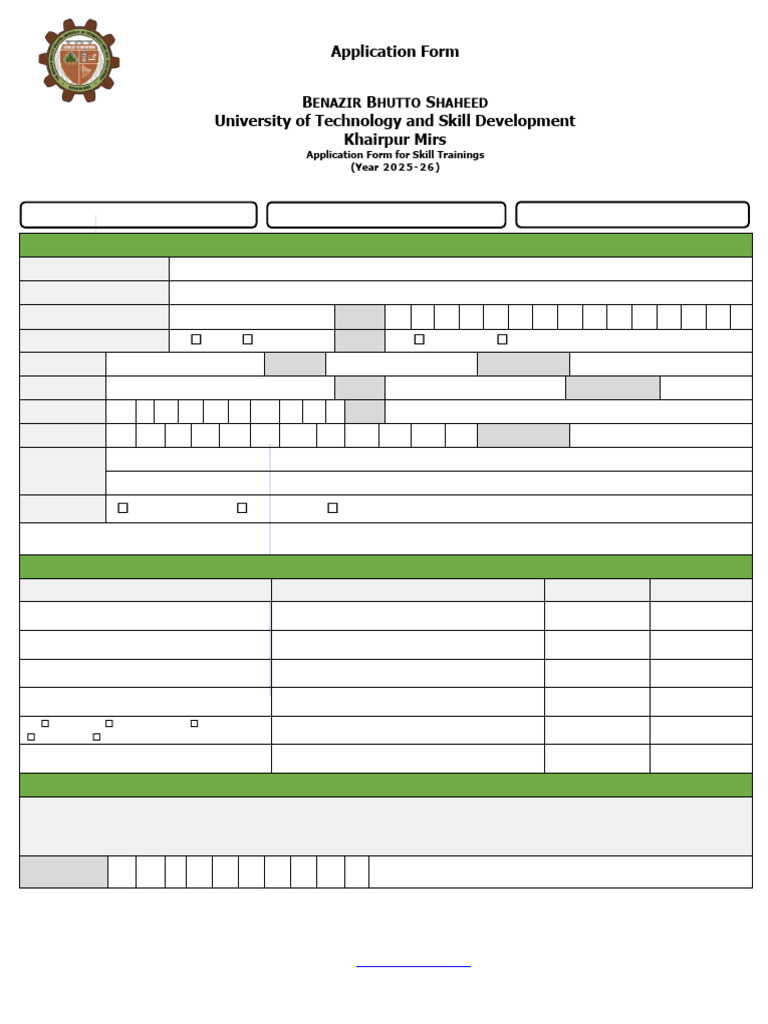 Application Form of 1 Year Diploma | PDF