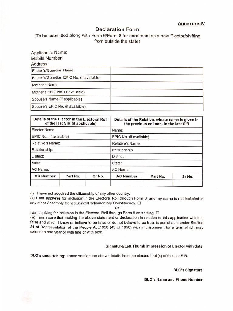 Declaration | PDF
