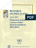 Reporte de Inflacion Junio 2012