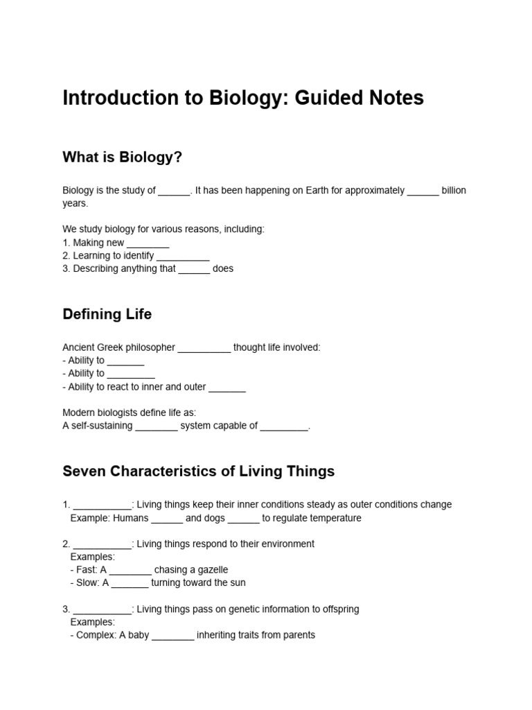 Grade Level 12 - Guided Notes | PDF