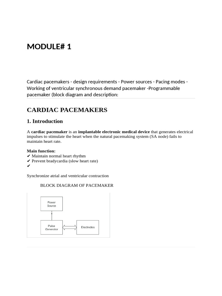 Cardiac Pacemakers | PDF | Heart | Cardiology