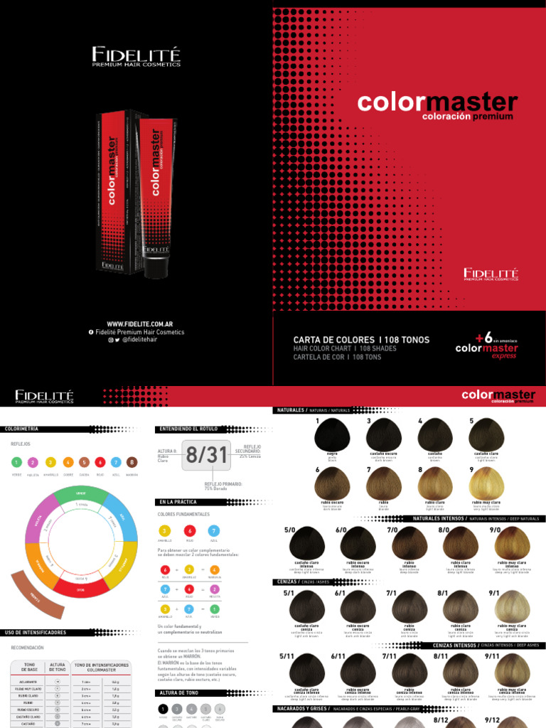 Carta Colormaster | PDF | Visión | Diseño gráfico