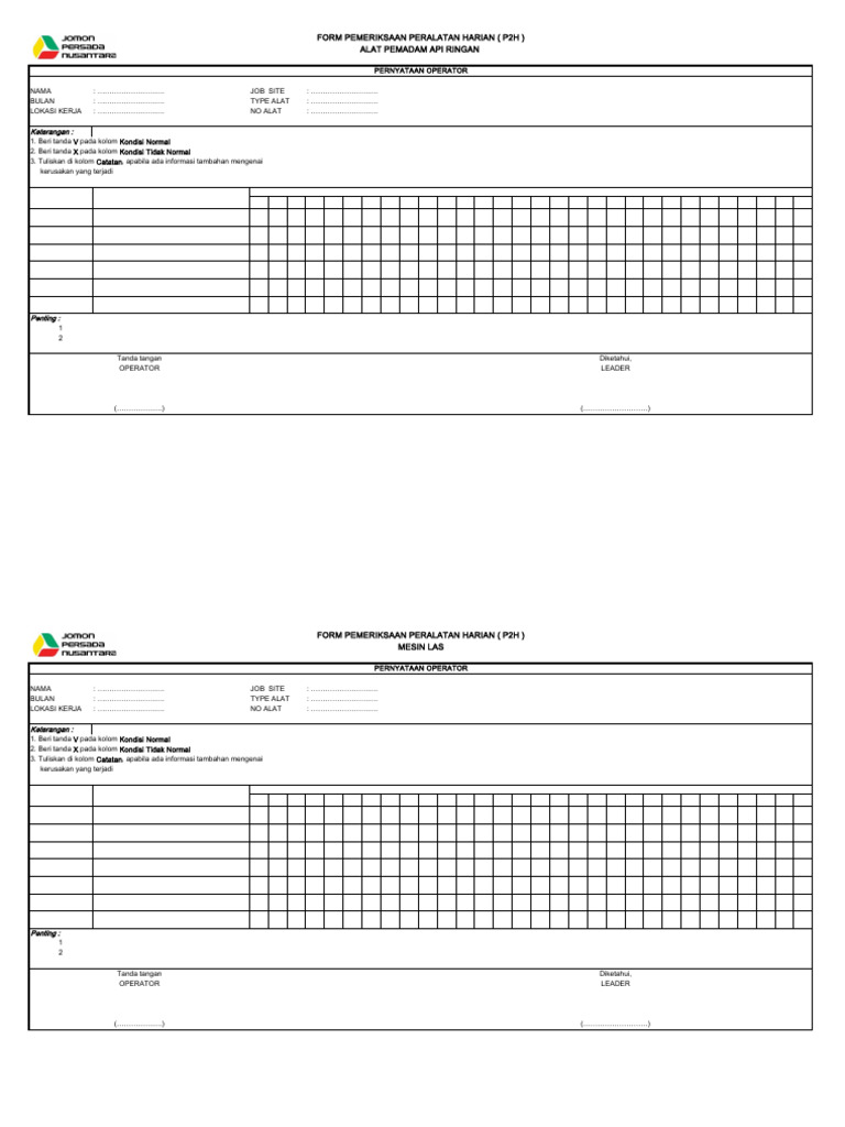Form P2H | PDF