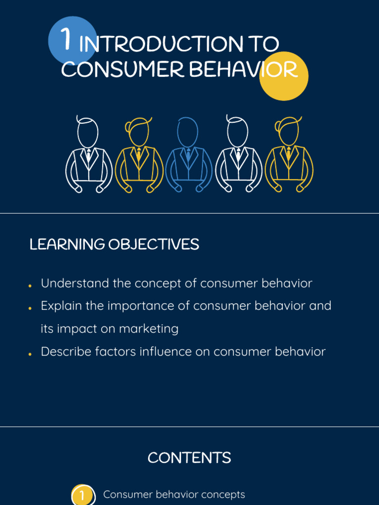 L1 - Introduction To Consumer Behavior | PDF | Marketing | Consumer ...