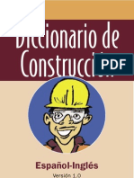Diccionario Espanol Ingles Construccion