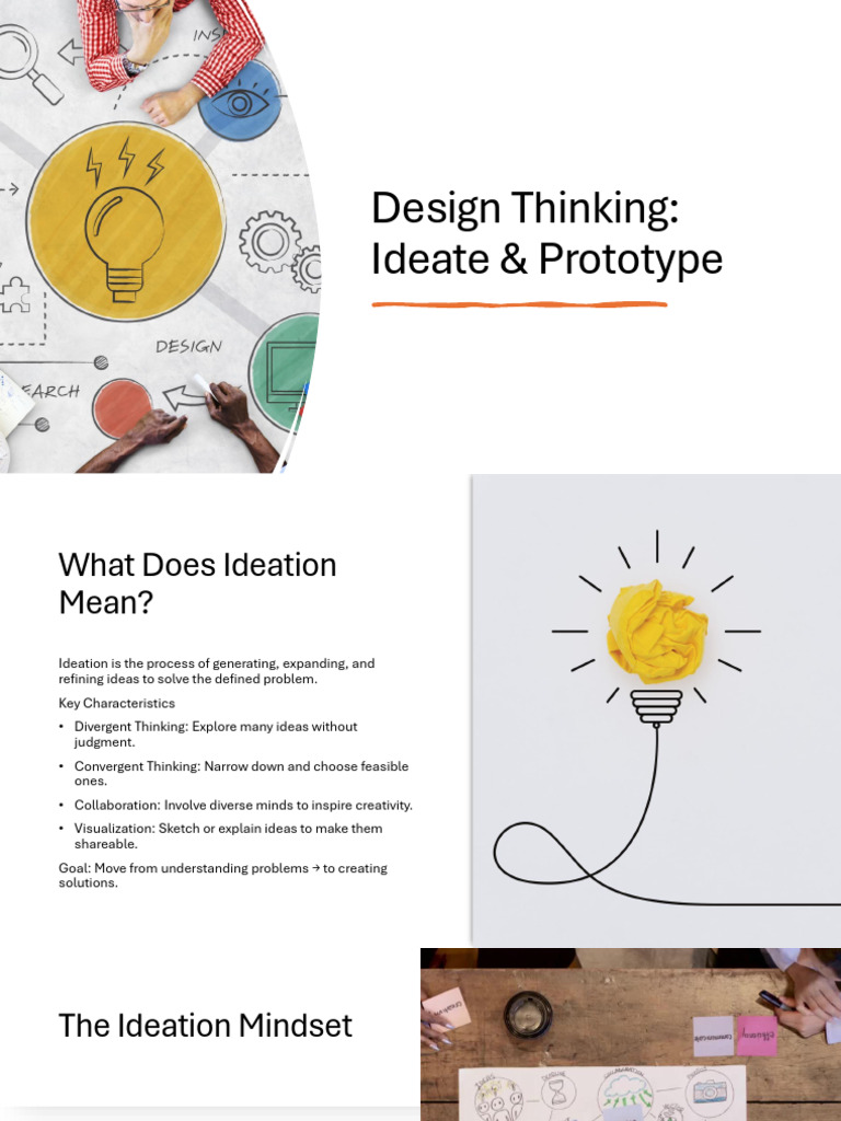 Design Thinking - Ideate and Prototype | PDF | Prototype | Design Thinking