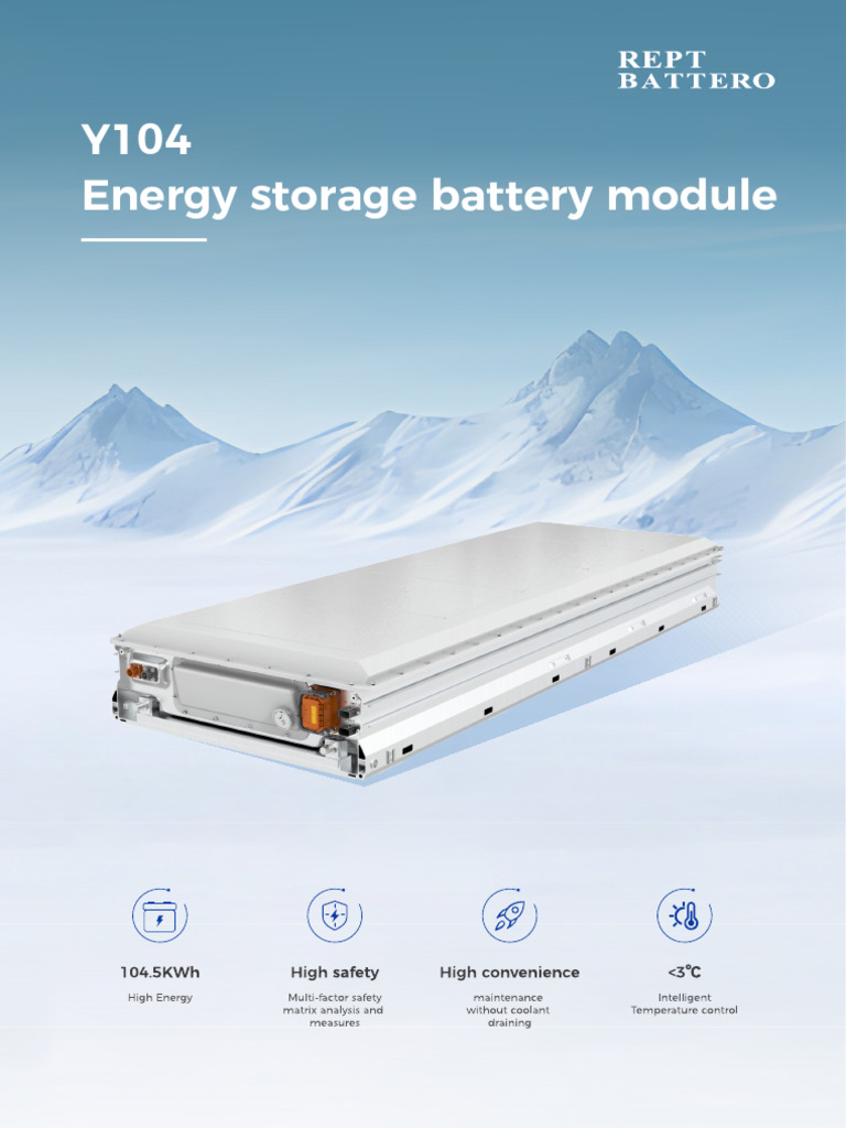 Y104 2.0energy Storage Battery Module | PDF