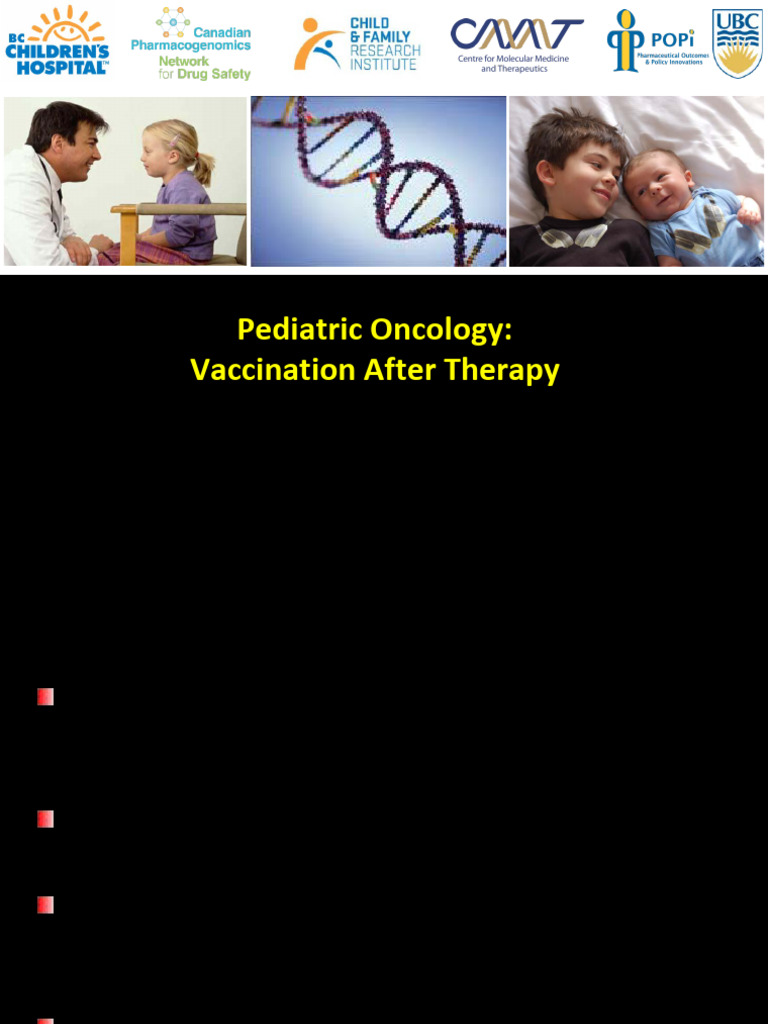 RASSEKH, R. Immunization After Therapy | PDF | Hematopoietic Stem Cell ...