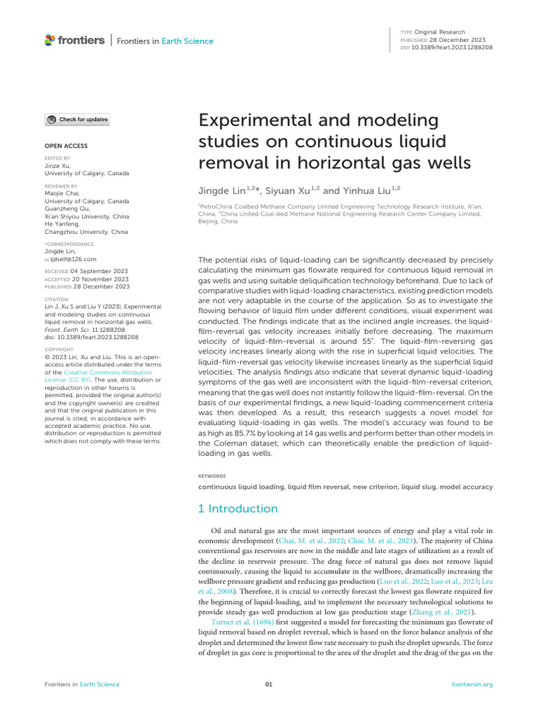 Experimental and Modelingexperimental and Modeling | PDF | Flow ...