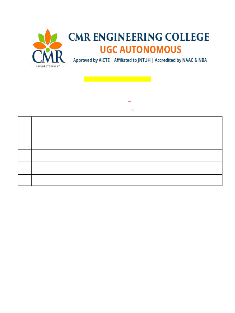 Edc Mid-I Assignment | PDF