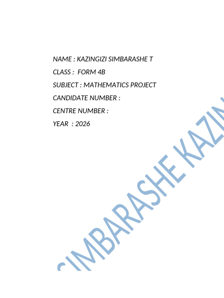 Mathematics Format | PDF
