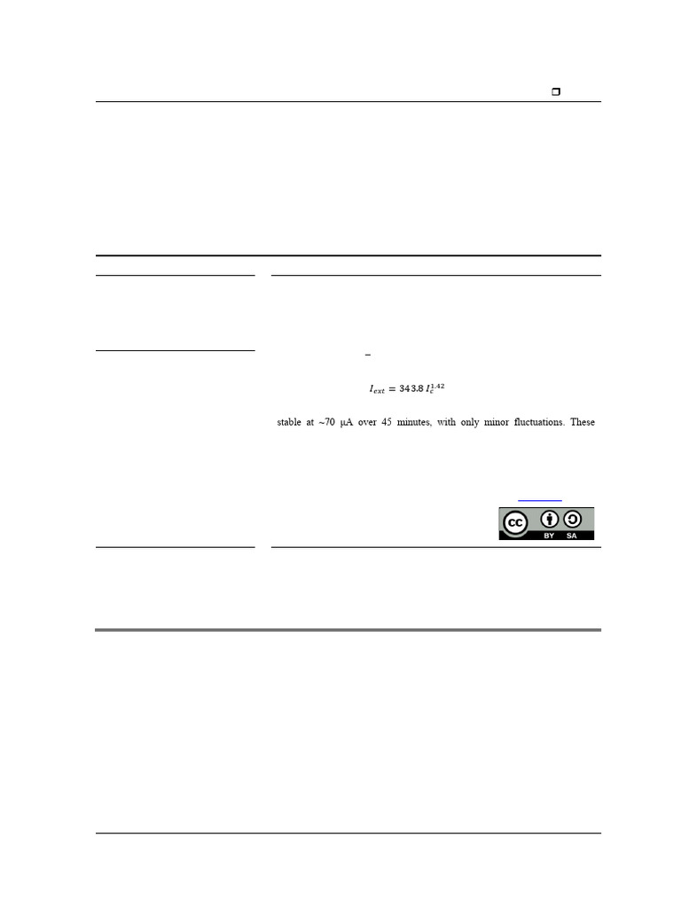 Analytical Formulation of Relationship Between Ionization Current and ...