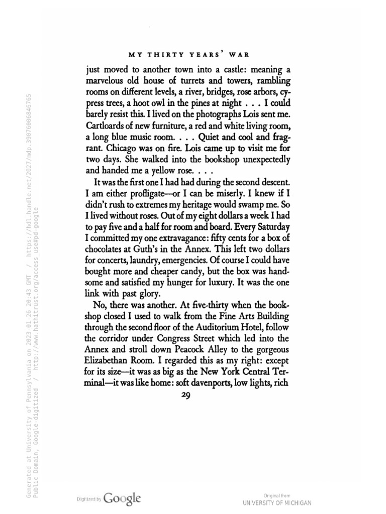 Anderson My Thirty Years War-Pages-3 | PDF | Sister Carrie