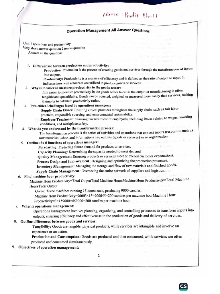 Om Objectives | PDF